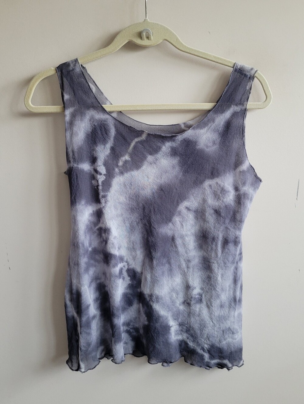 Robin Kaplan Hand Dyed Tie Dye Sheer Tank